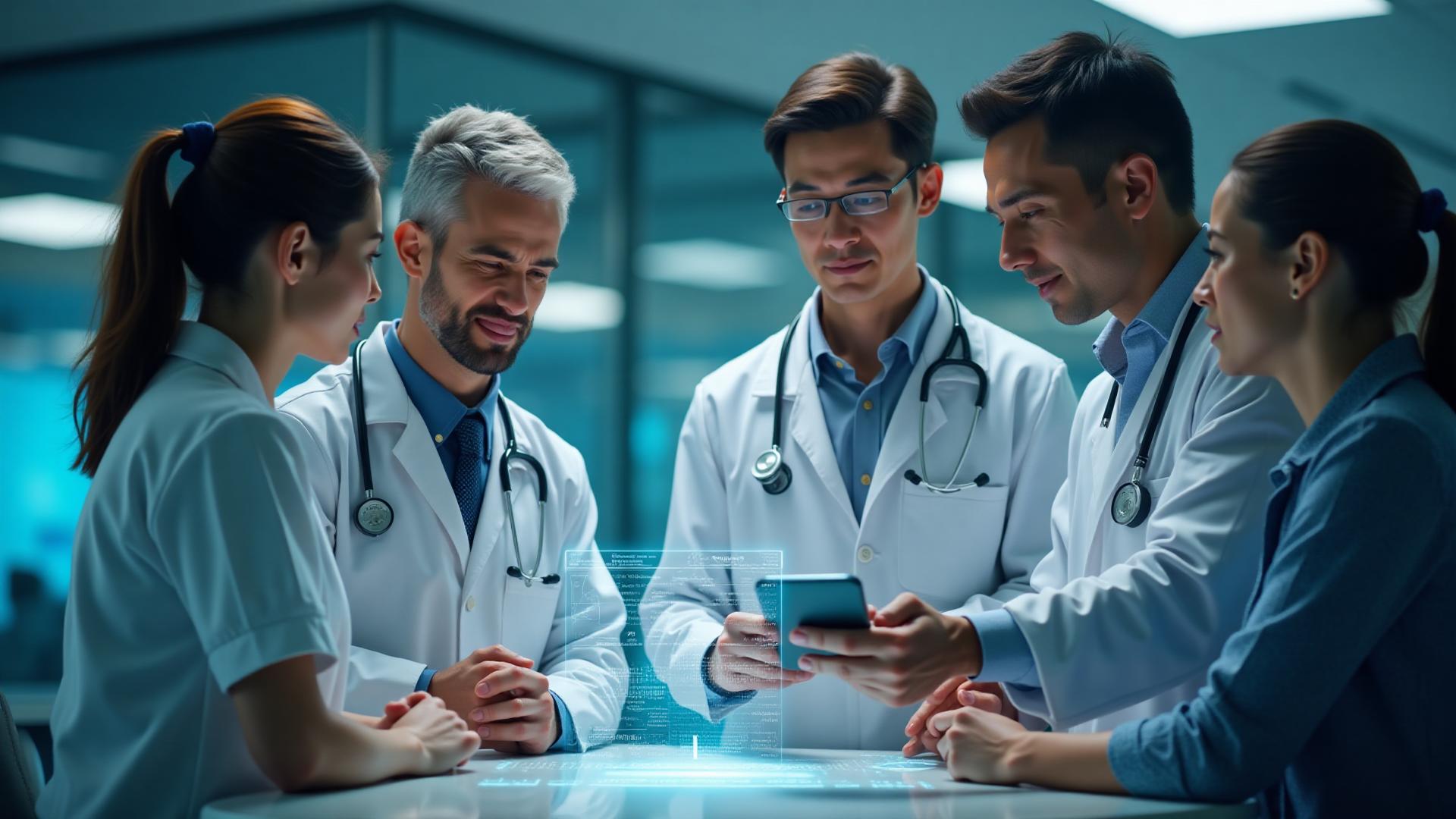 Healthcare professionals engaging in thought leadership and knowledge sharing - representing MME Group's commitment to advancing healthcare dialogue